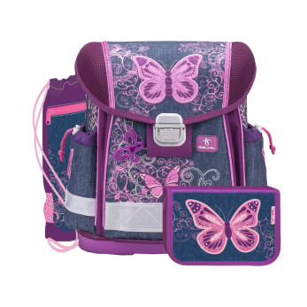 Ранец Classy Purple Flying Butterfly с наполнением