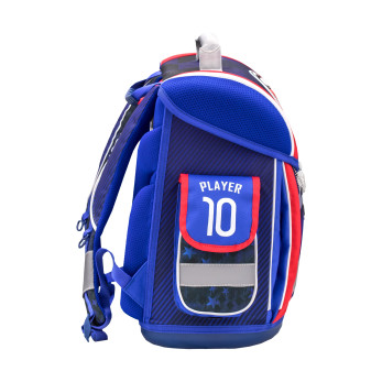Ранец Belmil Classy Red Blue Football с наполнением