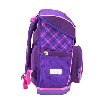 Ранец Belmil Compact Horse Purple с напонением