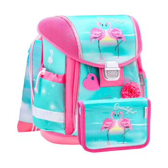 Ранец Belmil Classy Flamingo Love с наполнением
