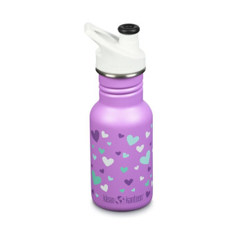 Детская бутылка Klean Kanteen Kid Classic Narrow Sport, Orchid Hearts, 355 мл