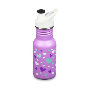 Детская бутылка Klean Kanteen Kid Classic Narrow Sport, Orchid Hearts, 355 мл