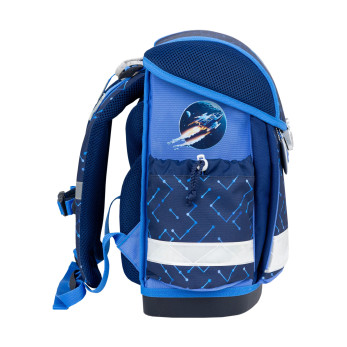 Ранец Belmil Classy Blue Tech с наполнением